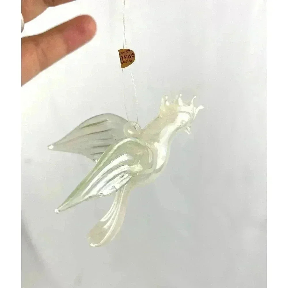 VTG‎ Lot of 10 Mercury Glass Ornaments Butterflies Cherub Bird Holiday Christmas - Picture 15 of 16